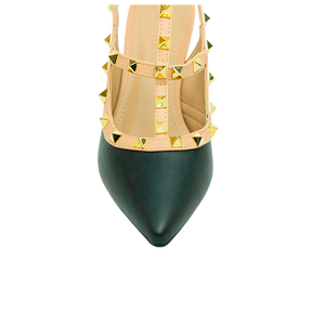 Scarpin Mona 5 Preto/nude