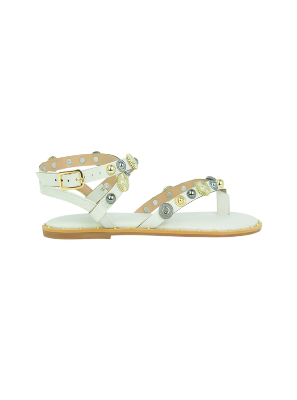 Rasteiras Samara Off White