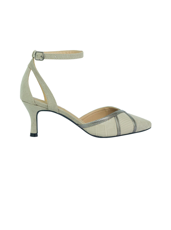 Scarpin Maria 5 Cinza