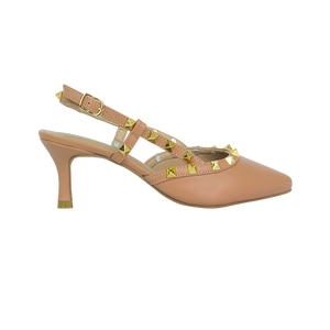 Scarpin Ivanna 5 Tan