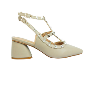 Scarpin Mona Low Cinza