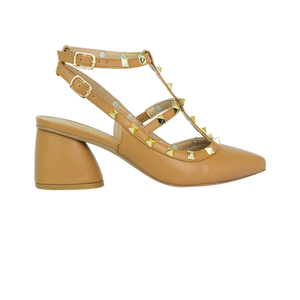 Scarpin Mona Low Caramelo