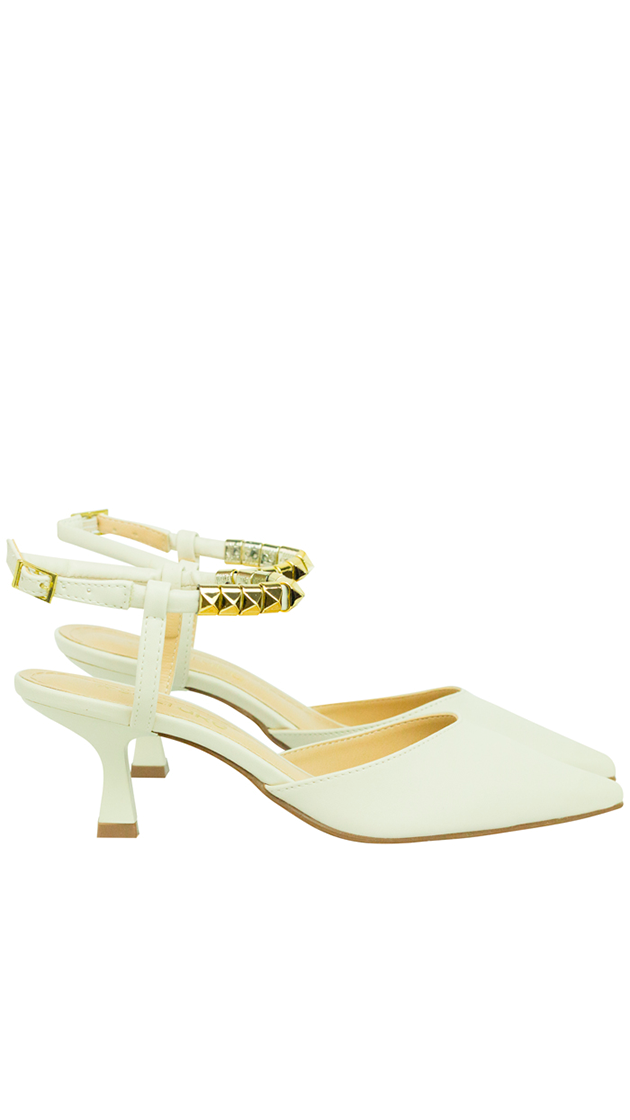 Scarpin Nora Off White