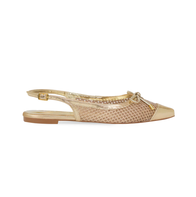 Sapatilha Venice Flat Dourado