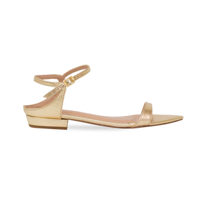Rasteira Anne Flat Dourado