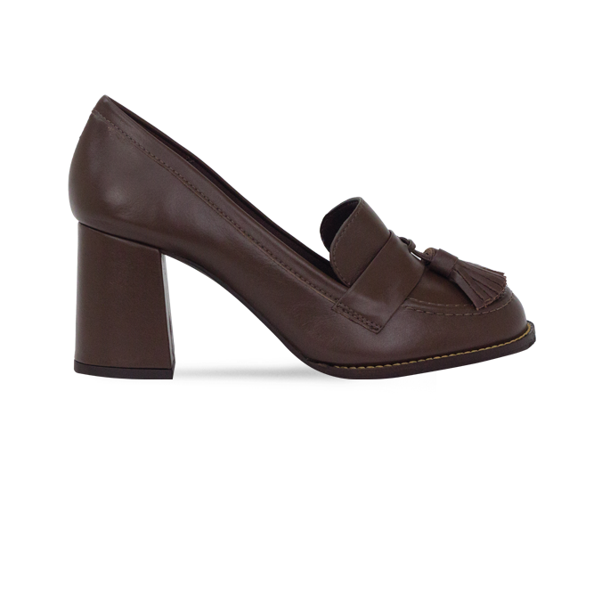 Scarpin Lohana Marrom