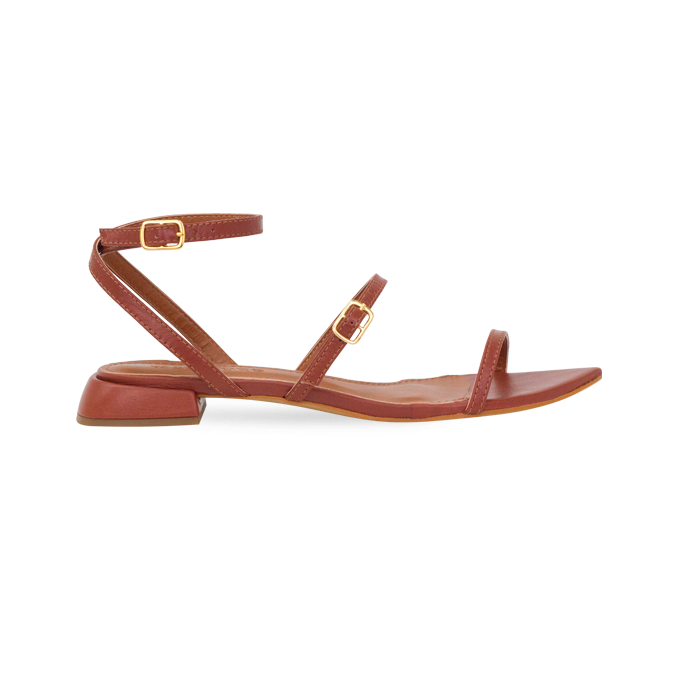 Rasteira Charlotte Whisky