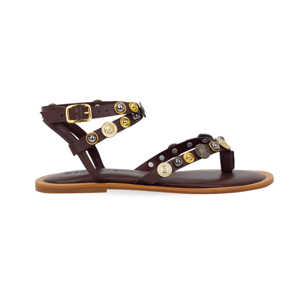 Rasteira Bruna Marrom