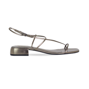 Sandália Niki Prata Velho