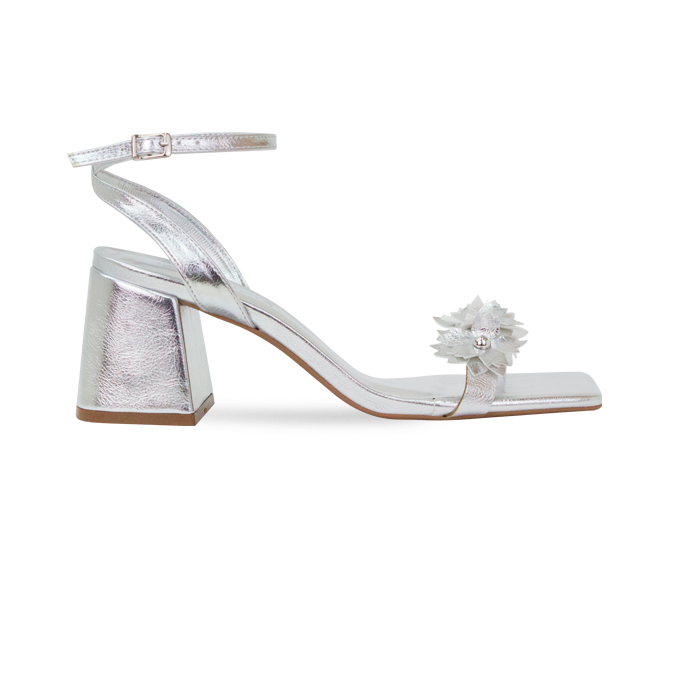 Sandália Daya Prata