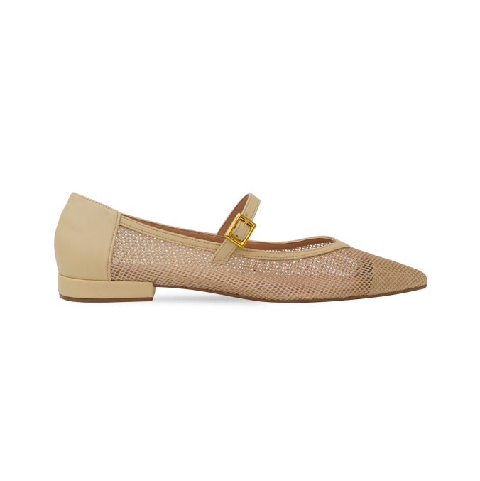 Sapatilha Mariela Flat Baunilha