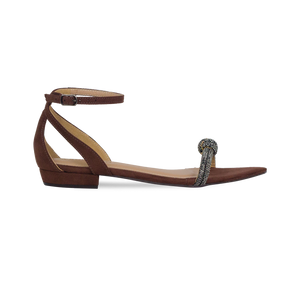 Rasteiras Flavia Flat Marrom