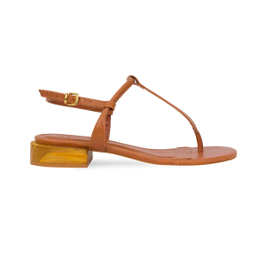 Rasteira Rubi Caramelo