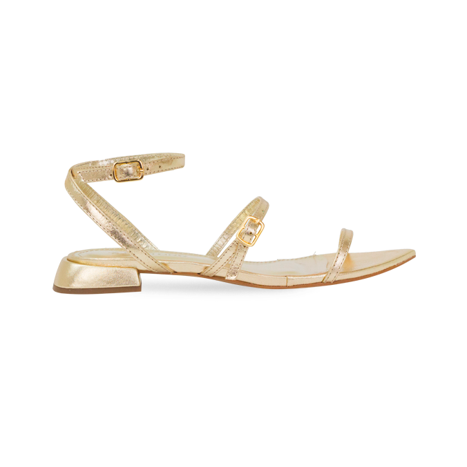 Rasteira Charlotte Dourado