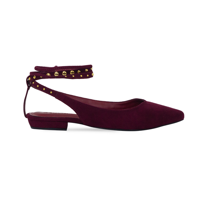 Sapatilha Kely Flat Vinho