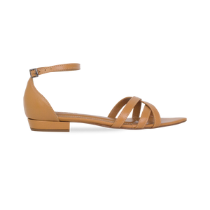 Rasteira Diane Flat Np Caramelo