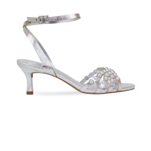 Sandália Laura Prata