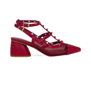 Scarpin Gabi Low Vermelho