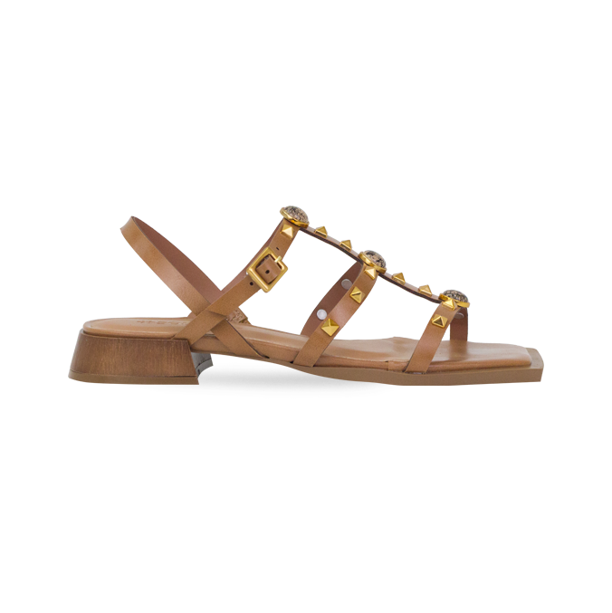 Rasteira Poliana Capuccino