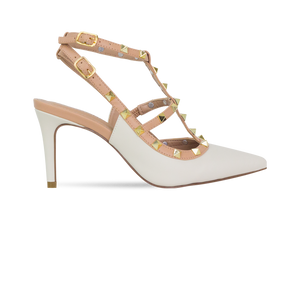 Scarpin Mona 8 Off White