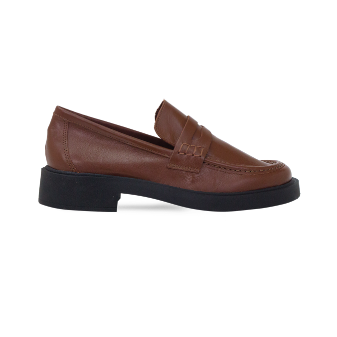 Mocassim Marta Marrom Claro