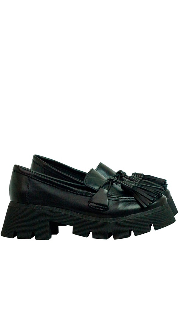 Mocassim Flora Preto