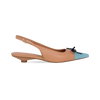 Scarpin Clotilde Nude/Azul
