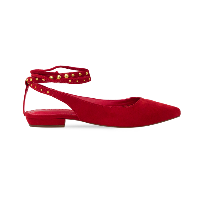 Sapatilha Kely Flat Vermelho