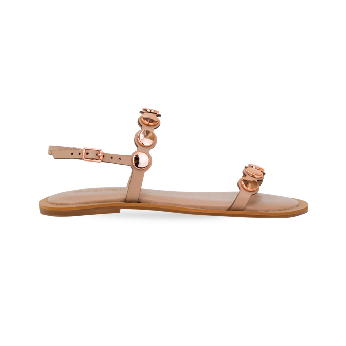 Rasteira Marciele Nude