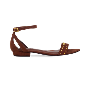 Rasteira Tarsila Flat Marrom