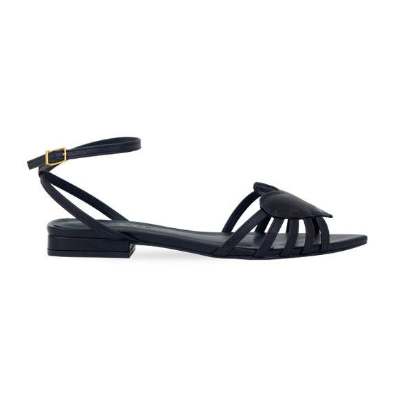 Rasteira Dixie Flat Preto