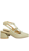 Scarpin Mona Low Cinza