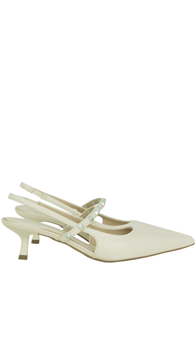 Scarpin Irene Creme