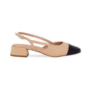 Scarpin Vonda Low Amendoa