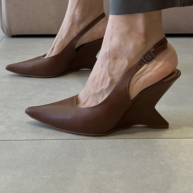 Scarpin Lori New Marrom