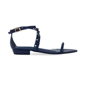 Rasteira Brenda Flat Azul