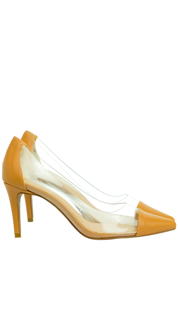 Scarpin Alice 8 Caramelo