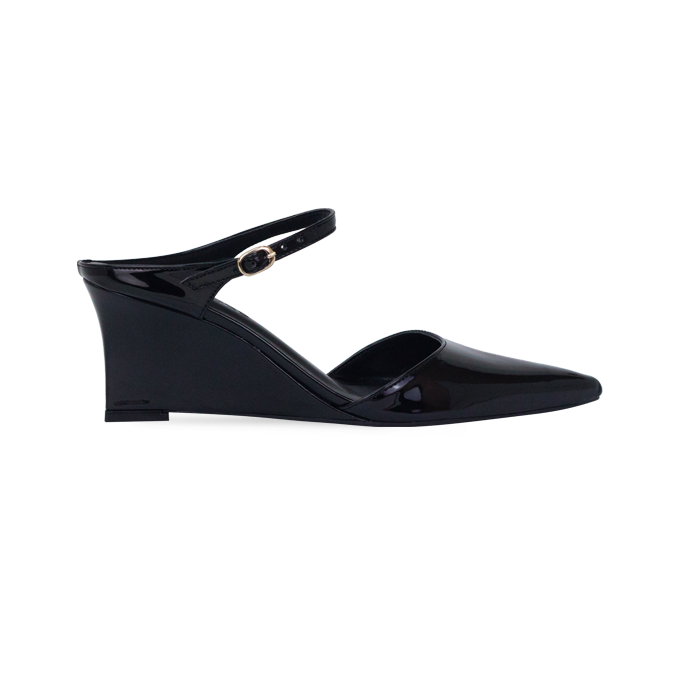 Scarpin Pamela Low Preto