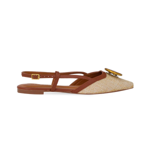 Sapatilha Jessica Flat Whisky