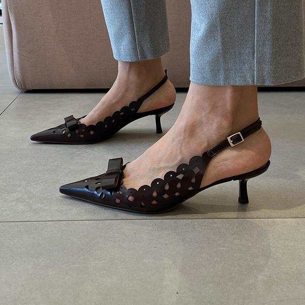 Scarpin Glaucia Marrom