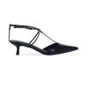 Scarpin Misty New Preto Verniz e salto de 5cm