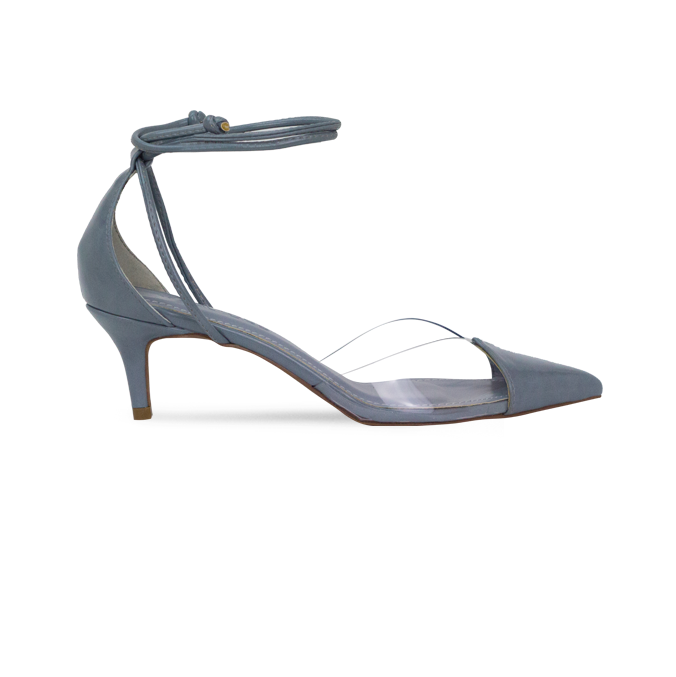 Scarpin Luciana Cinza
