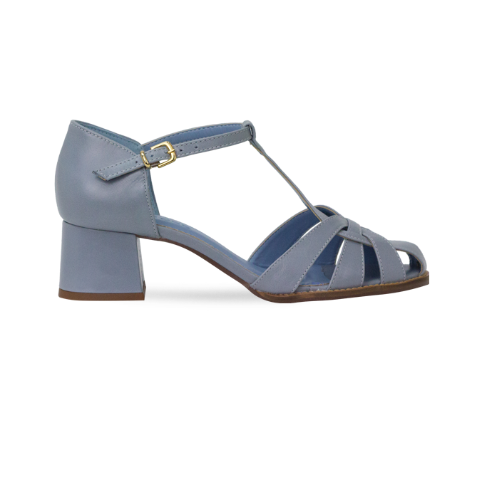Sandália Yolanda Low Azul