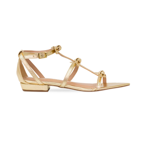Rasteira Ivy Flat Dourado