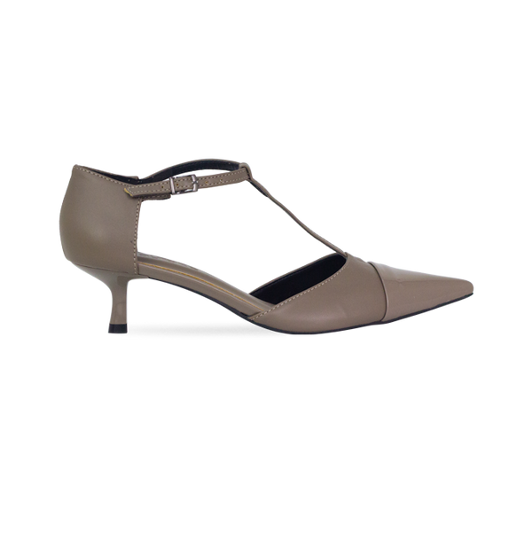 Scarpin Chayenne New Cinza – Salto Médio e Design Sofisticado
