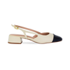 Scarpin Vonda Low Off White
