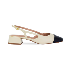 Scarpin Vonda Low Off White