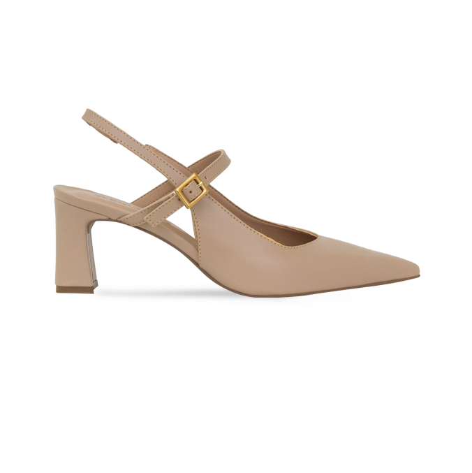 Scarpin Sania Amendoa