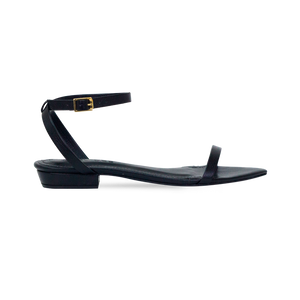 Rasteira Nati Flat Preto