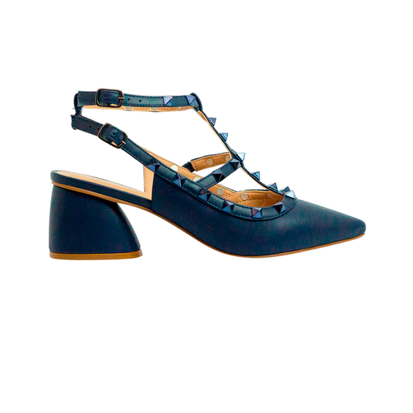 Scarpin Mona Low Azul